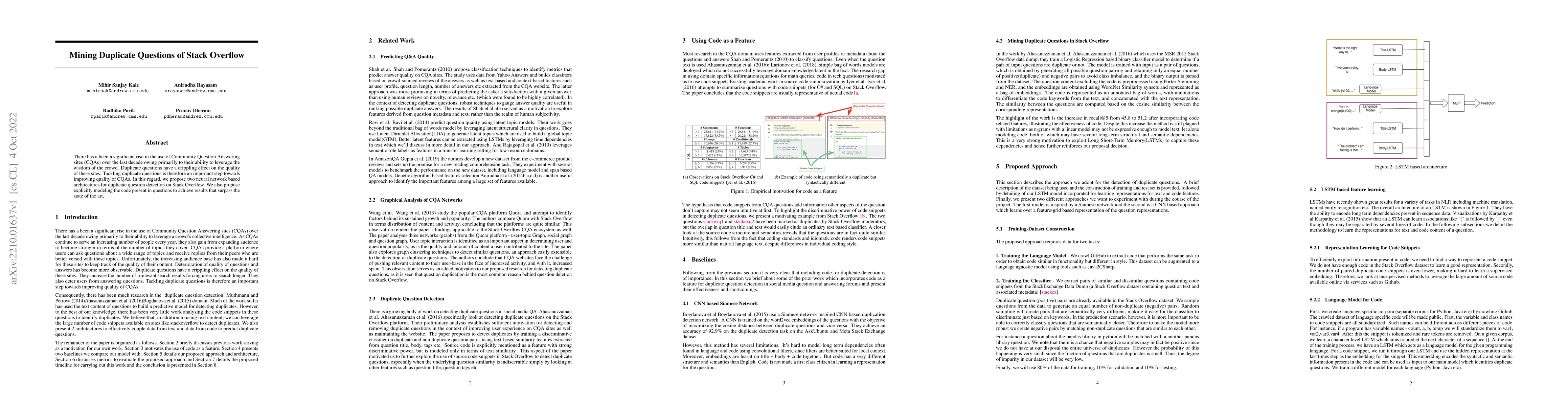 Thumbnail for Mining Duplicate Questions of Stack Overflow