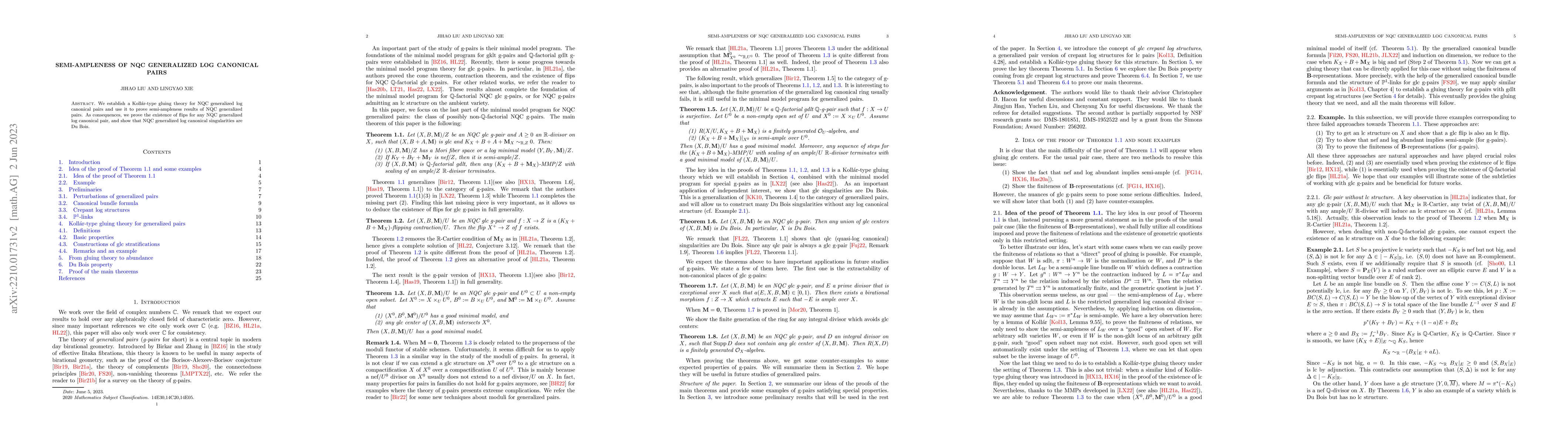 Thumbnail for Semi-ampleness of NQC generalized log canonical pairs