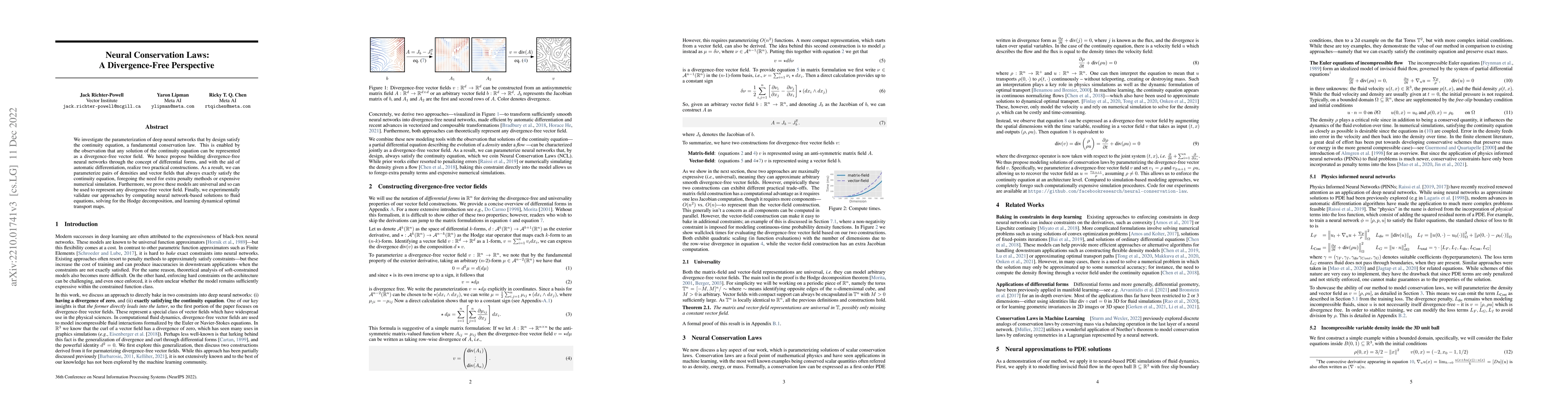 Thumbnail for Neural Conservation Laws: A Divergence-Free Perspective