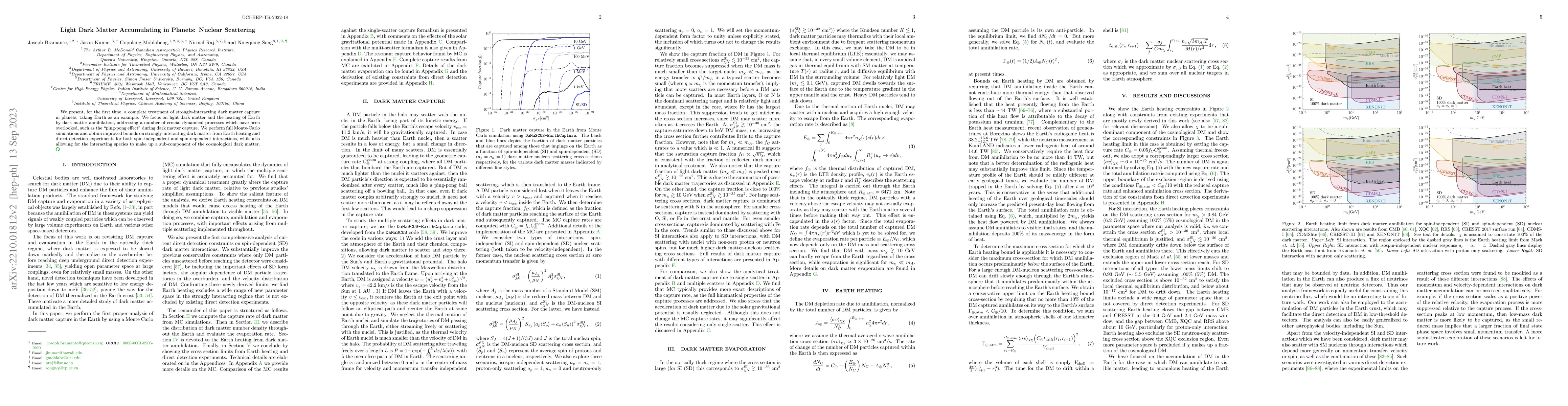 Thumbnail for Light Dark Matter Accumulating in Planets: Nuclear Scattering