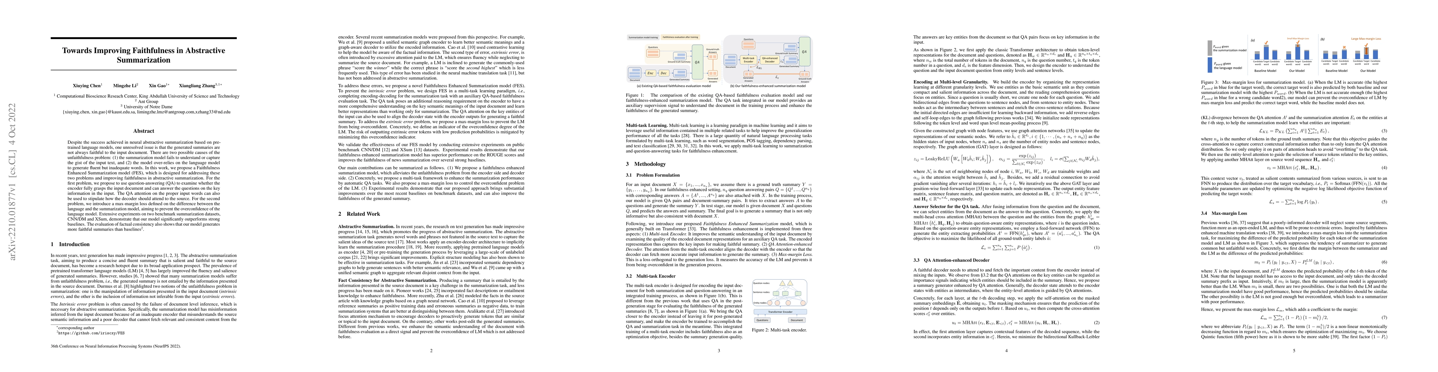 Thumbnail for Towards Improving Faithfulness in Abstractive Summarization