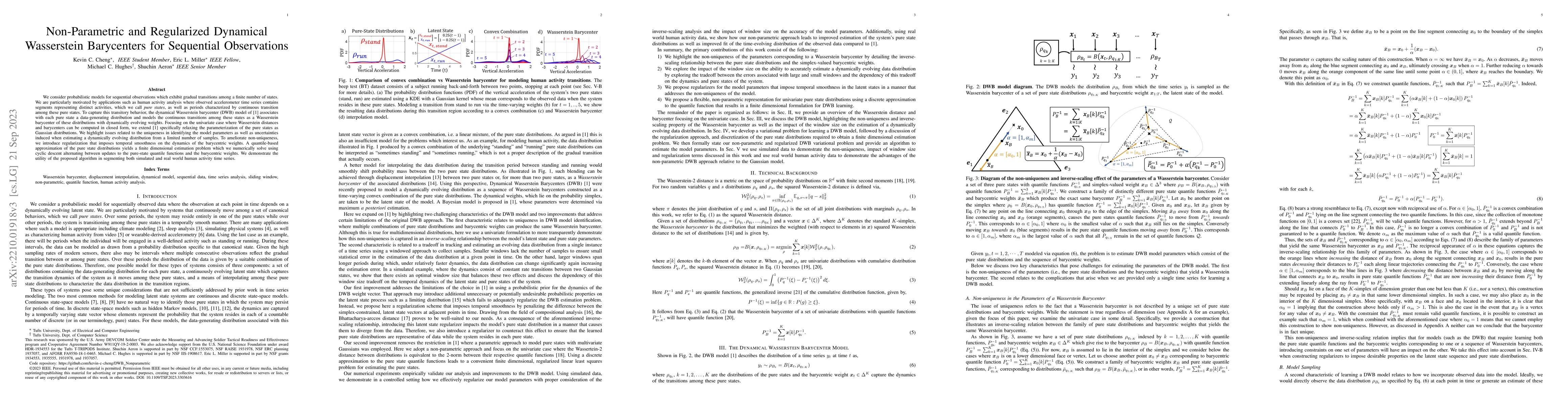 Thumbnail for Nonparametric and Regularized Dynamical Wasserstein Barycenters for
  Sequential Observations