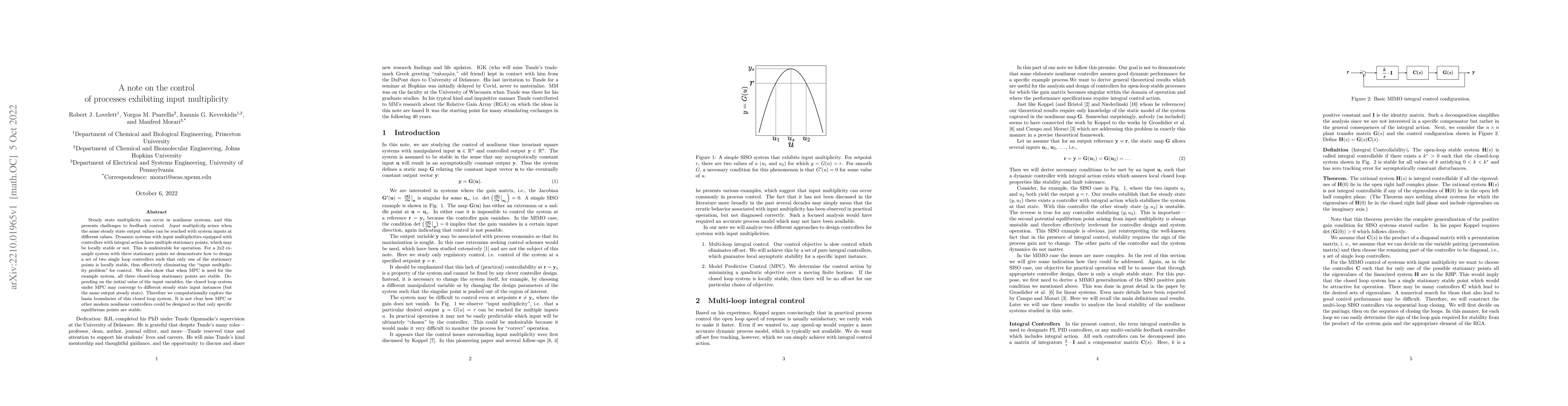 Thumbnail for A note on the control of processes exhibiting input multiplicity