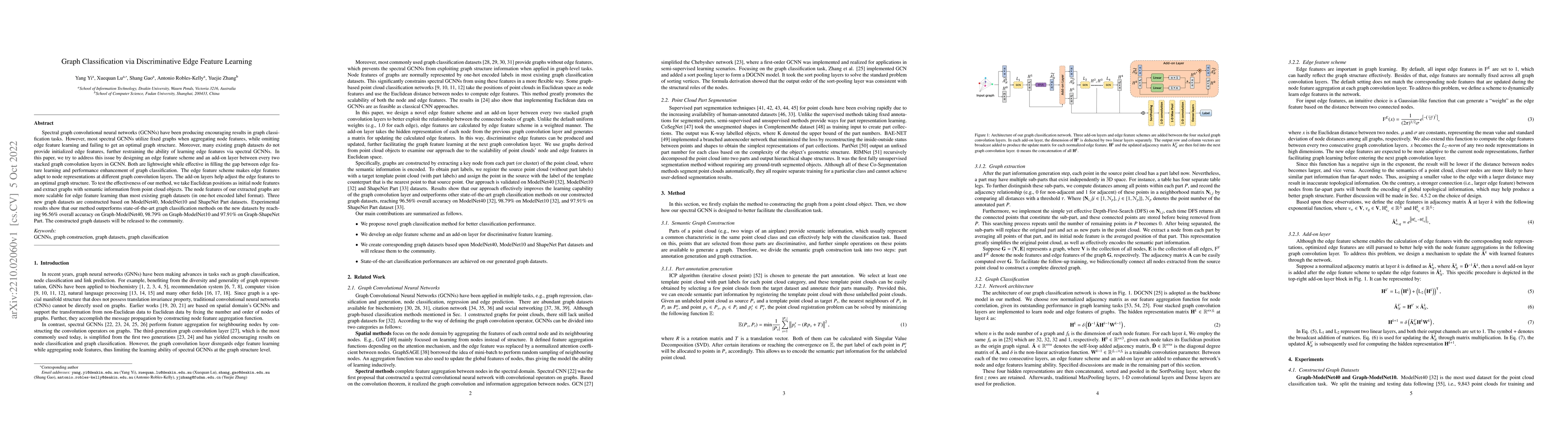 Thumbnail for Graph Classification via Discriminative Edge Feature Learning