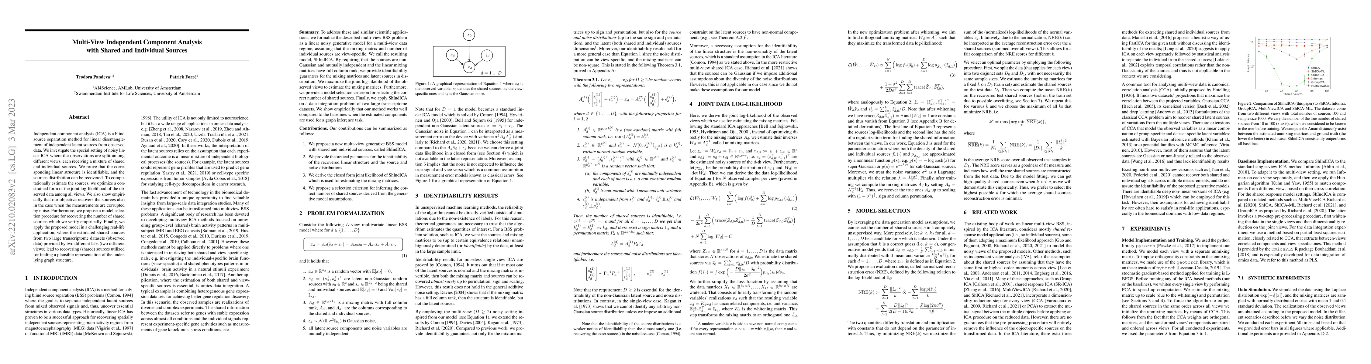 Thumbnail for Multi-View Independent Component Analysis with Shared and Individual
  Sources