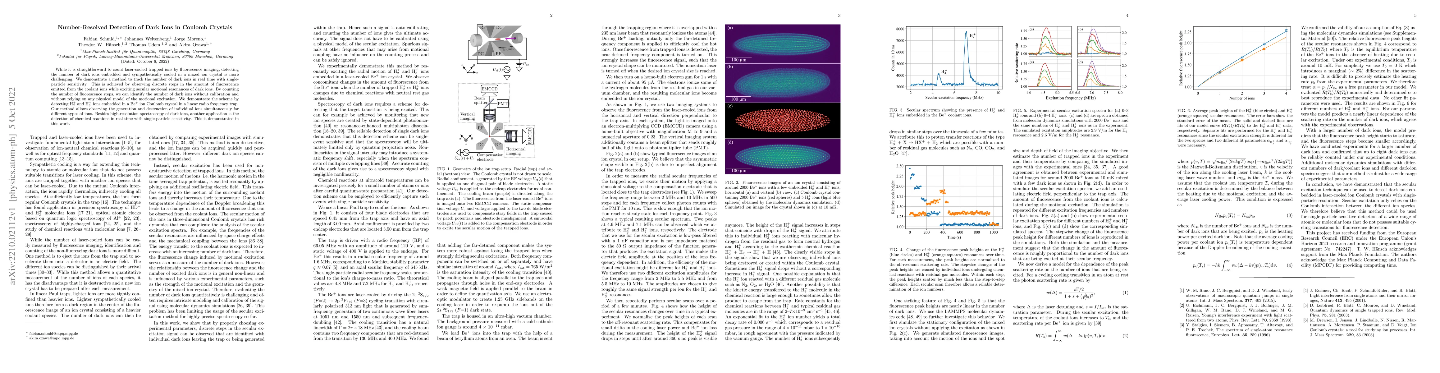 Thumbnail for Number-Resolved Detection of Dark Ions in Coulomb Crystals