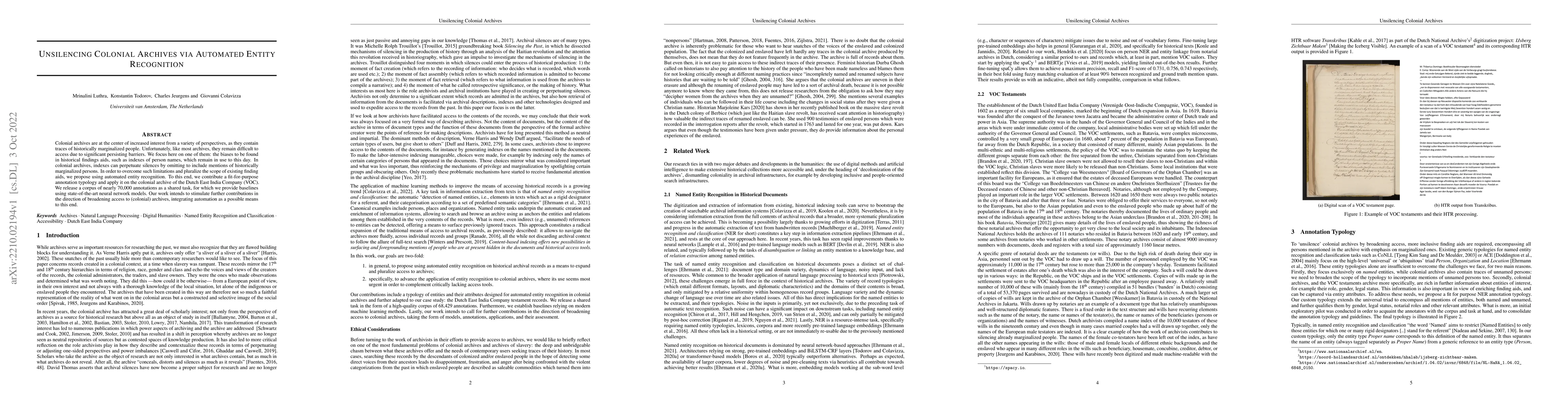 Thumbnail for Unsilencing Colonial Archives via Automated Entity Recognition