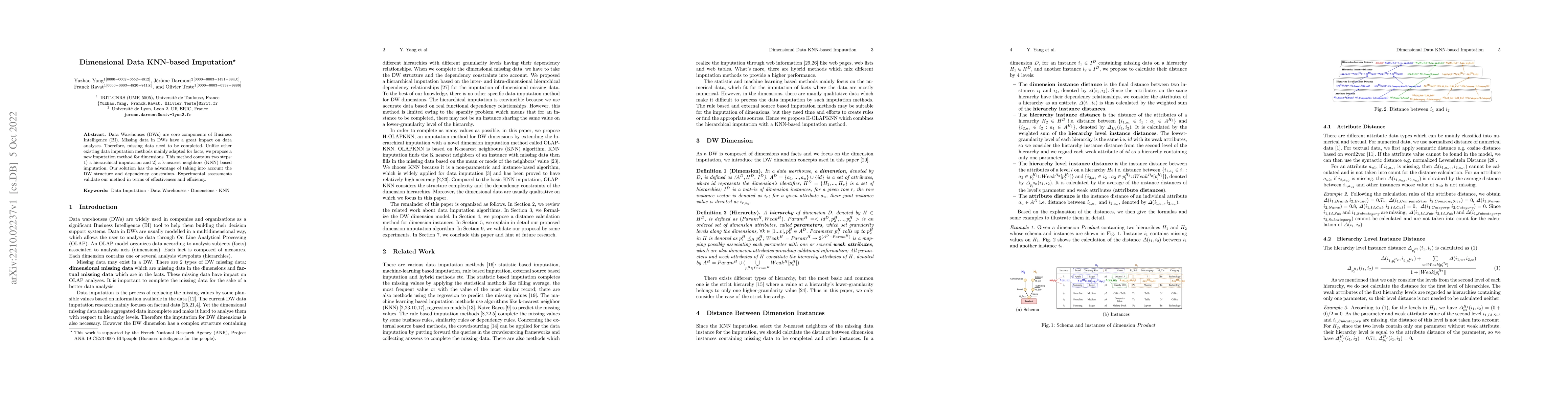 Thumbnail for Dimensional Data KNN-Based Imputation