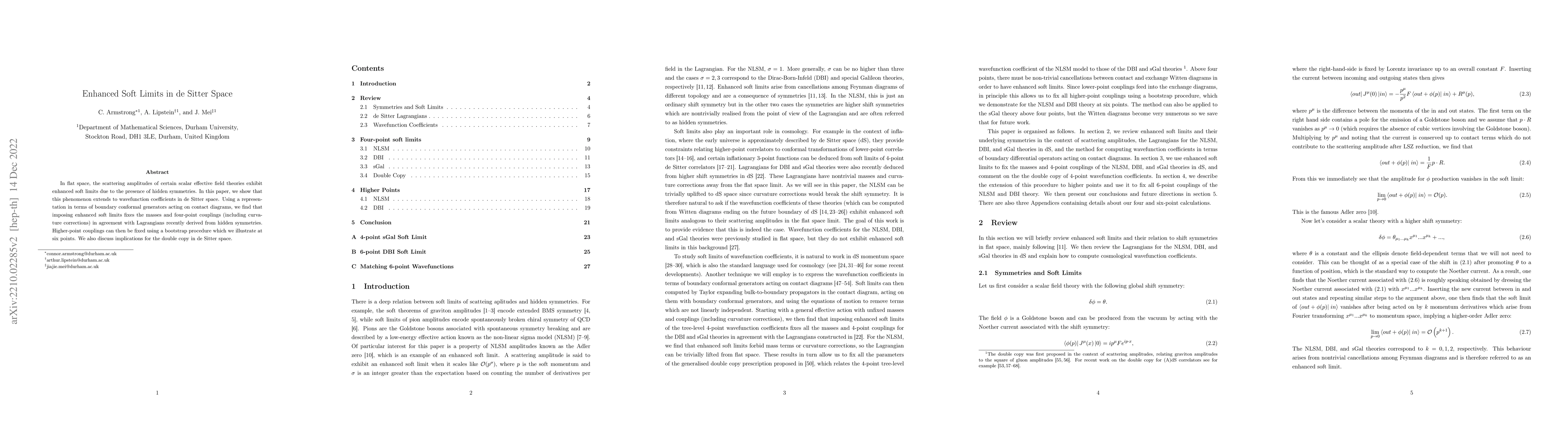 Thumbnail for Enhanced Soft Limits in de Sitter Space