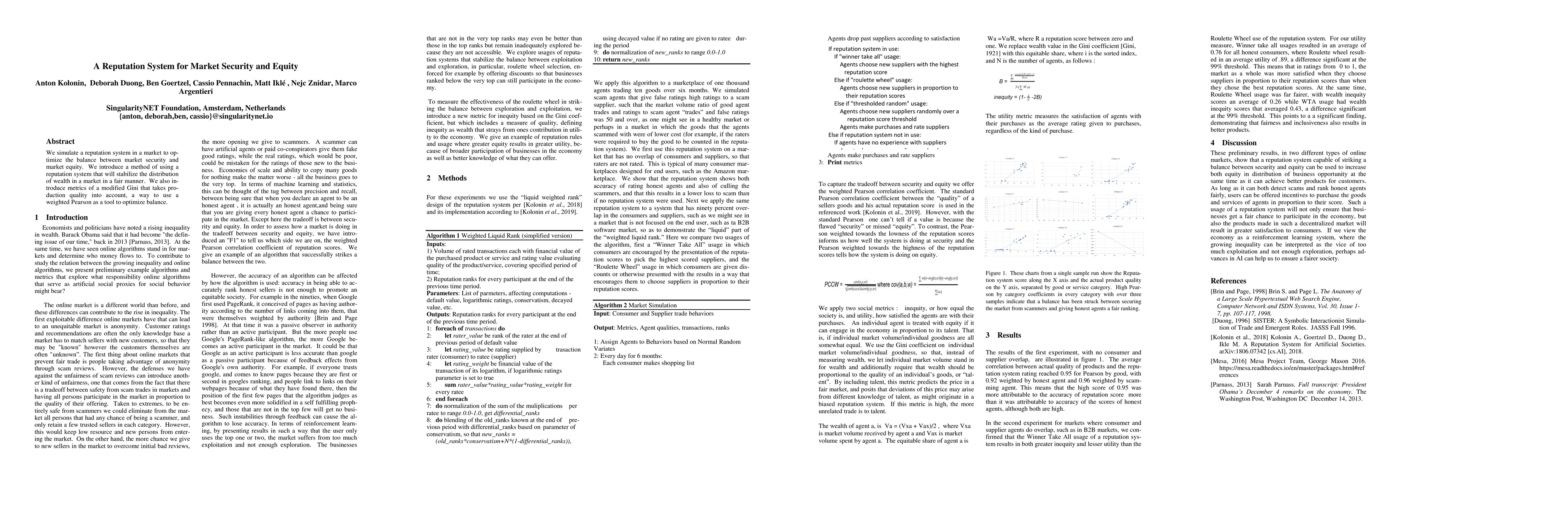 Thumbnail for A Reputation System for Market Security and Equity