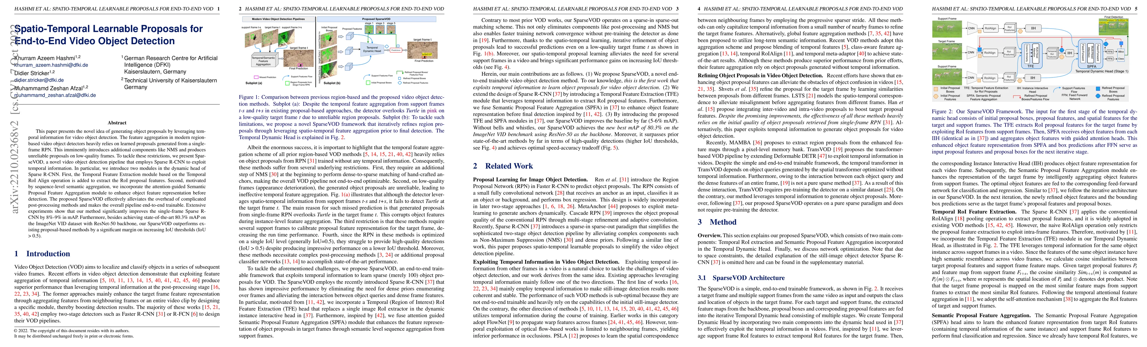 Thumbnail for Spatio-Temporal Learnable Proposals for End-to-End Video Object
  Detection