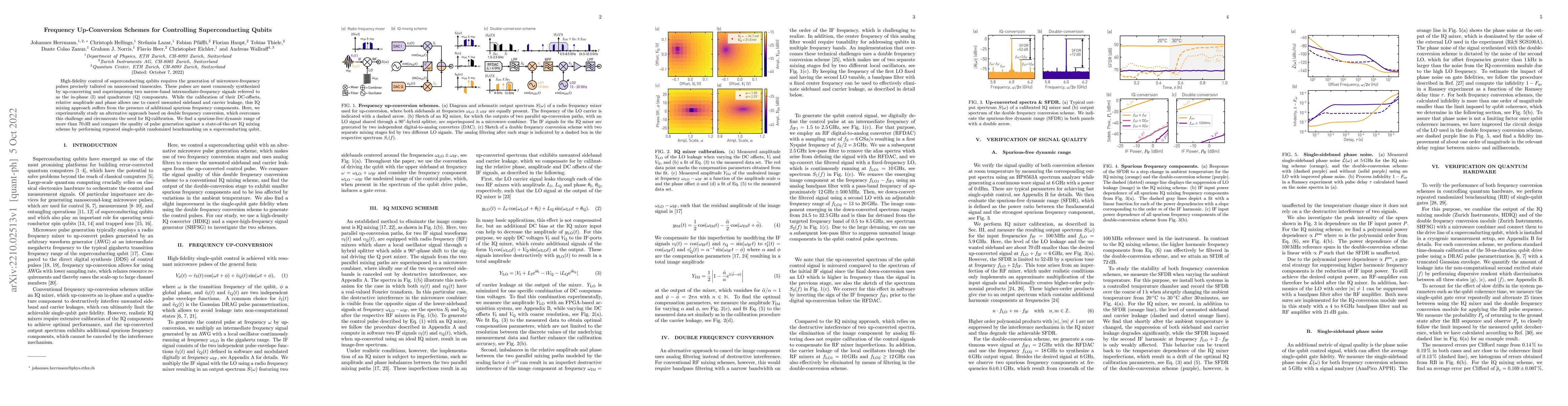 Thumbnail for Frequency Up-Conversion Schemes for Controlling Superconducting Qubits