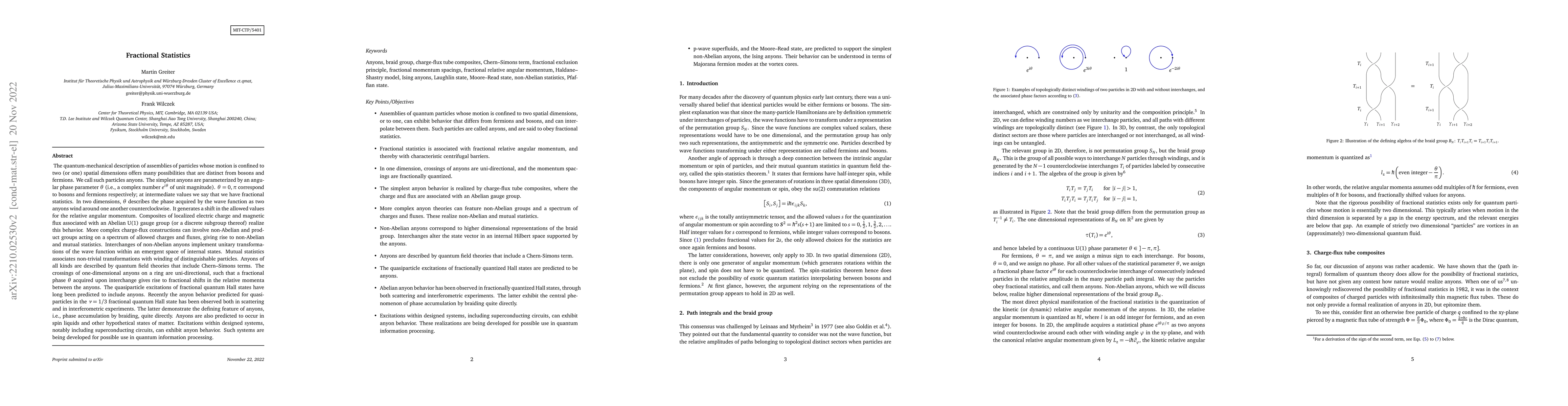 Thumbnail for Fractional Statistics