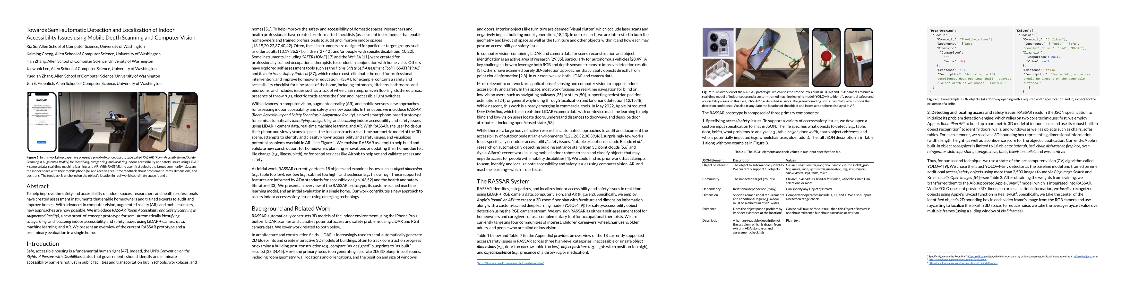 Thumbnail for Towards Semi-automatic Detection and Localization of Indoor
  Accessibility Issues using Mobile Depth Scanning and Computer Vision