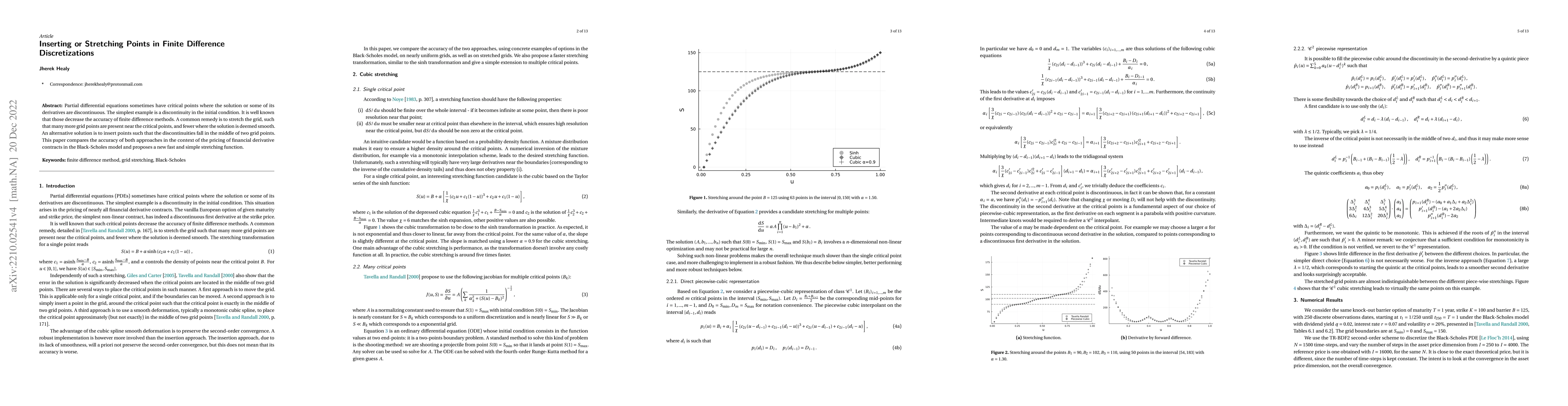 Thumbnail for Inserting or Stretching Points in Finite Difference Discretizations