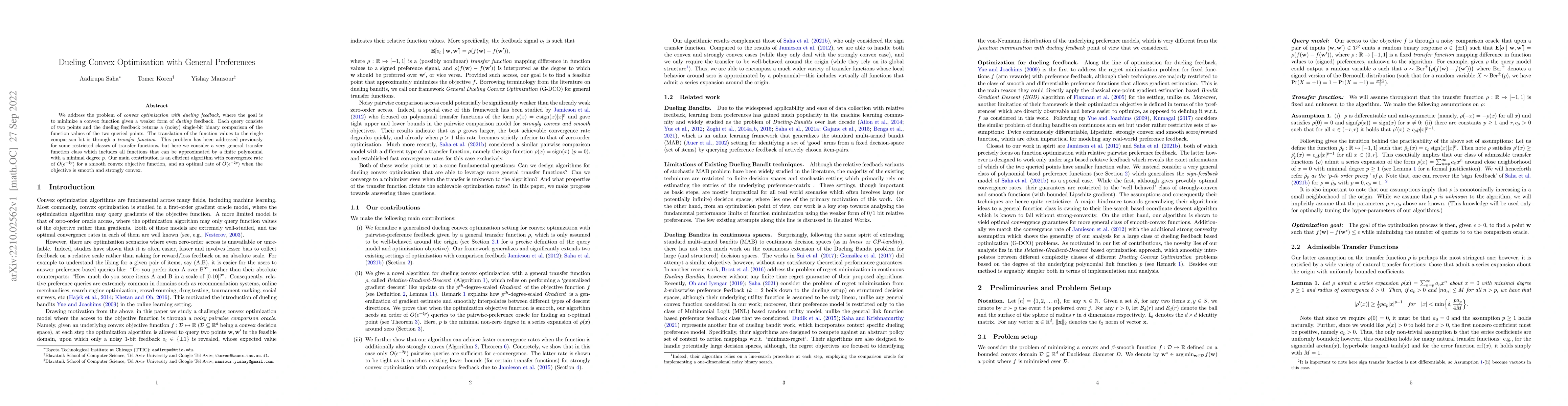 Thumbnail for Dueling Convex Optimization with General Preferences