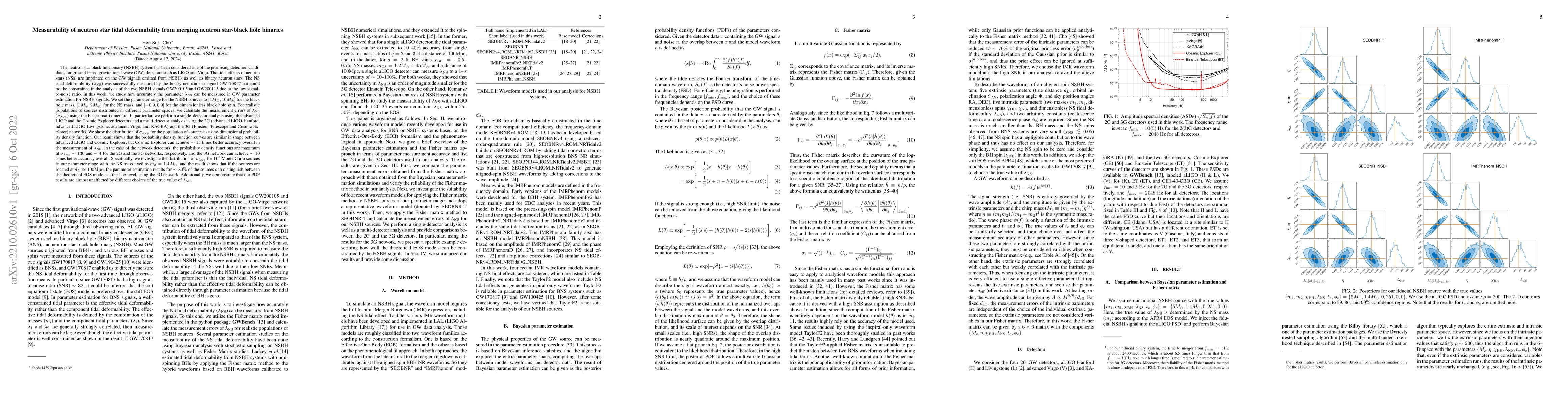 Thumbnail for Measurability of neutron star tidal deformability from merging neutron
  star-black hole binaries