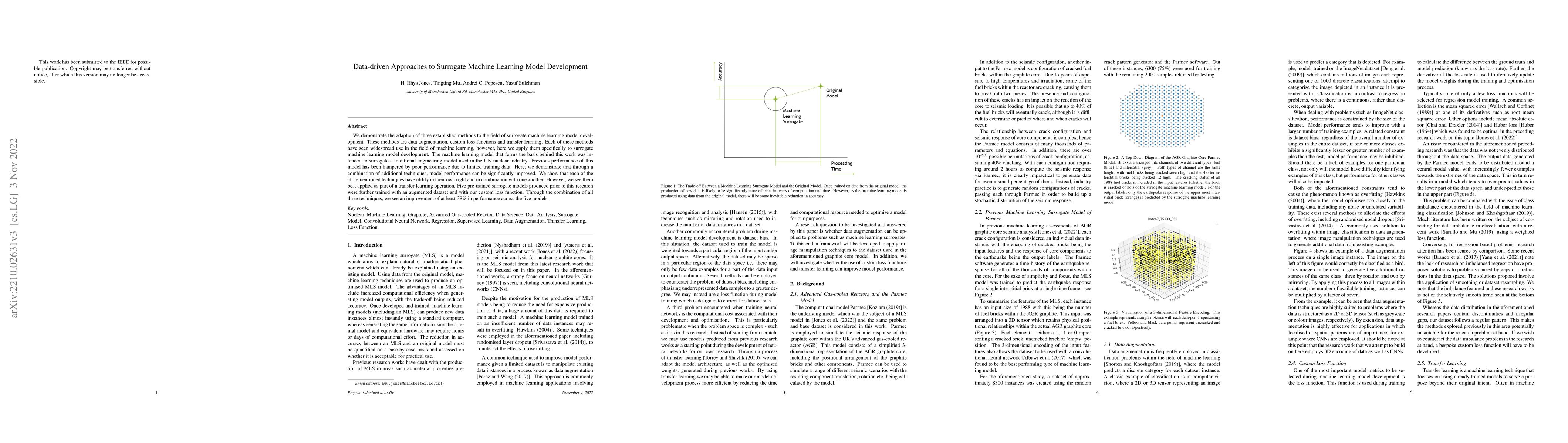 Thumbnail for Data-driven Approaches to Surrogate Machine Learning Model Development