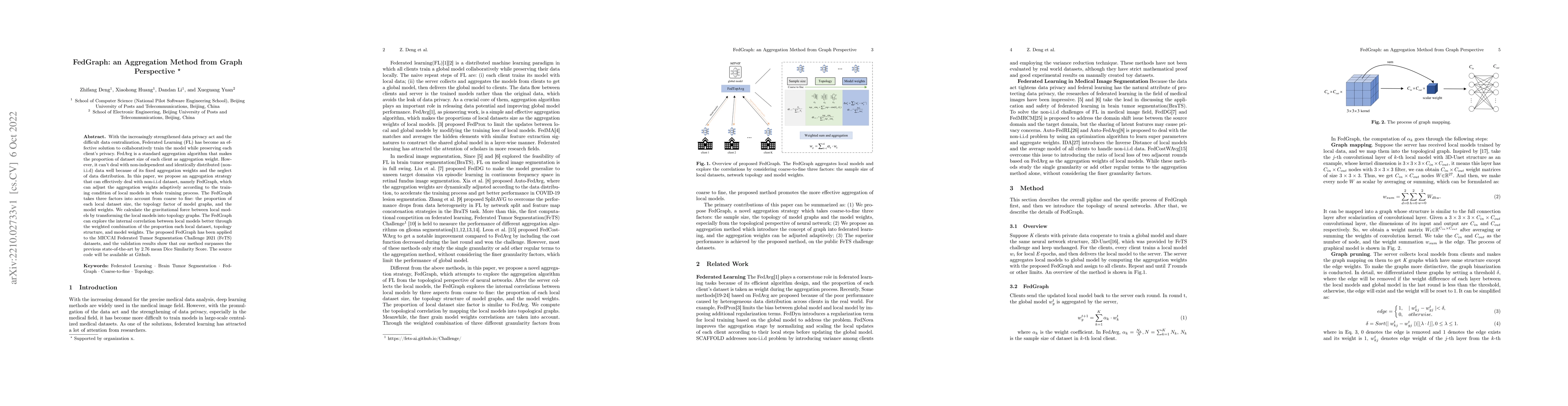Thumbnail for FedGraph: an Aggregation Method from Graph Perspective