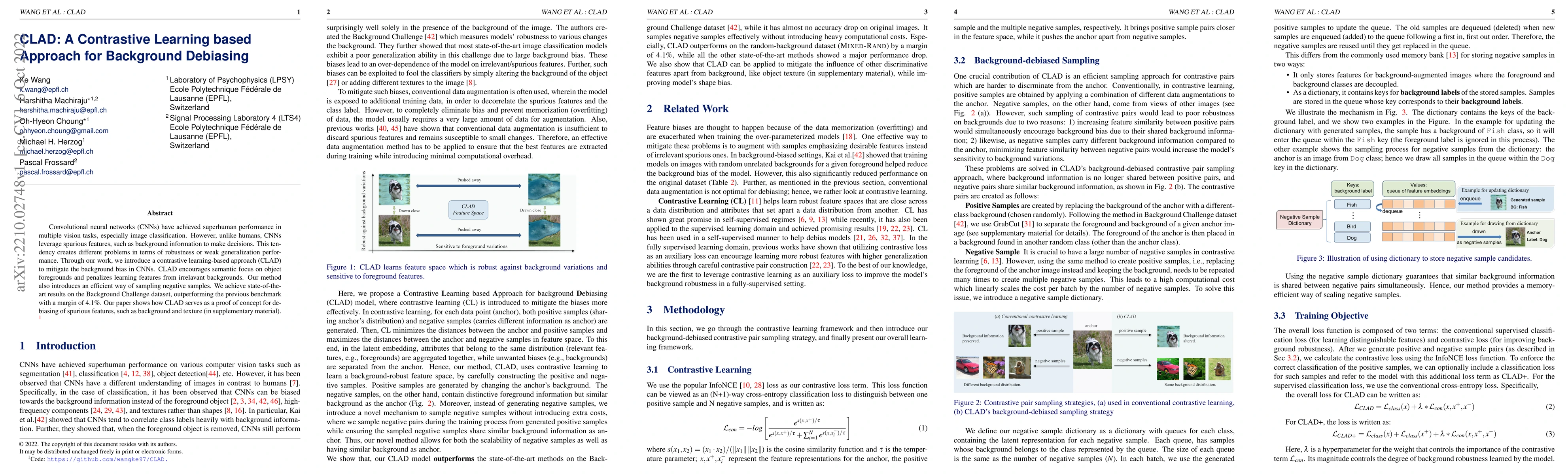 Thumbnail for CLAD: A Contrastive Learning based Approach for Background Debiasing