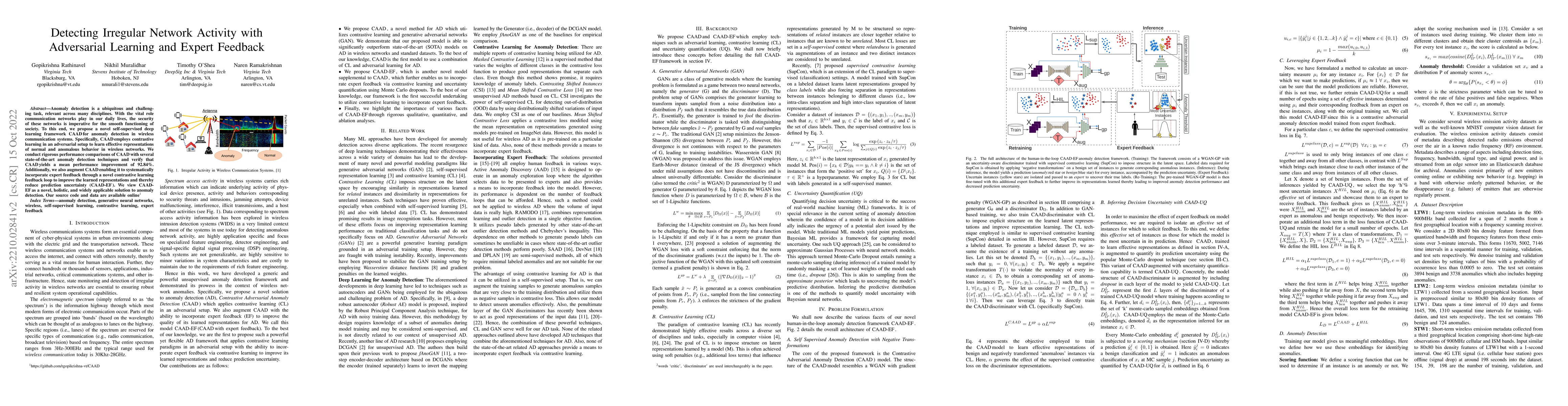 Thumbnail for Detecting Irregular Network Activity with Adversarial Learning and
  Expert Feedback