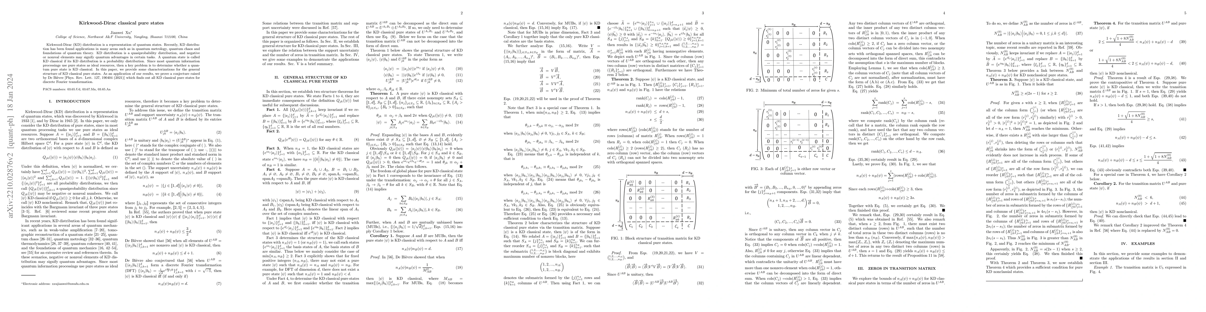 Thumbnail for Kirkwood-Dirac classical pure states