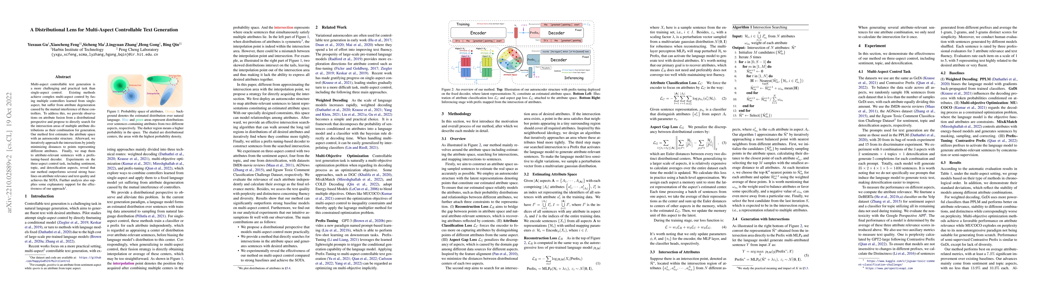 Thumbnail for A Distributional Lens for Multi-Aspect Controllable Text Generation