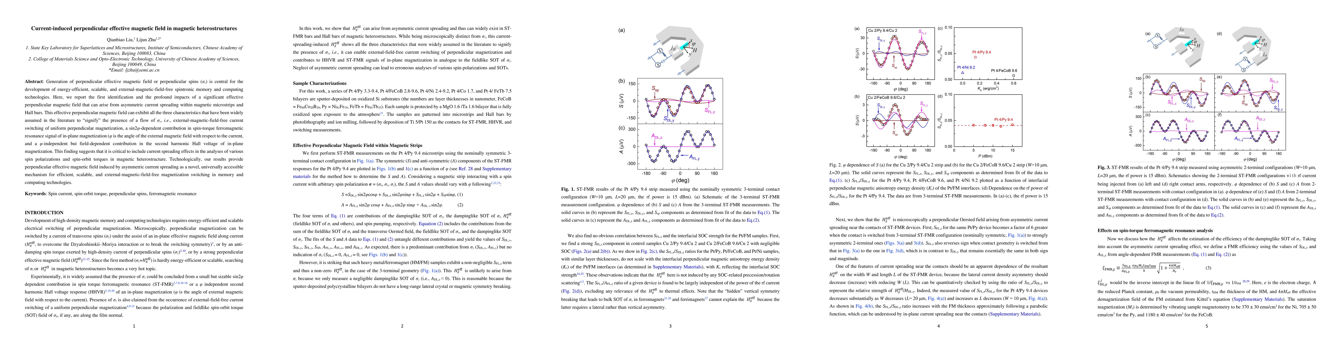 Thumbnail for Current-induced perpendicular effective magnetic field in magnetic
  heterostructures