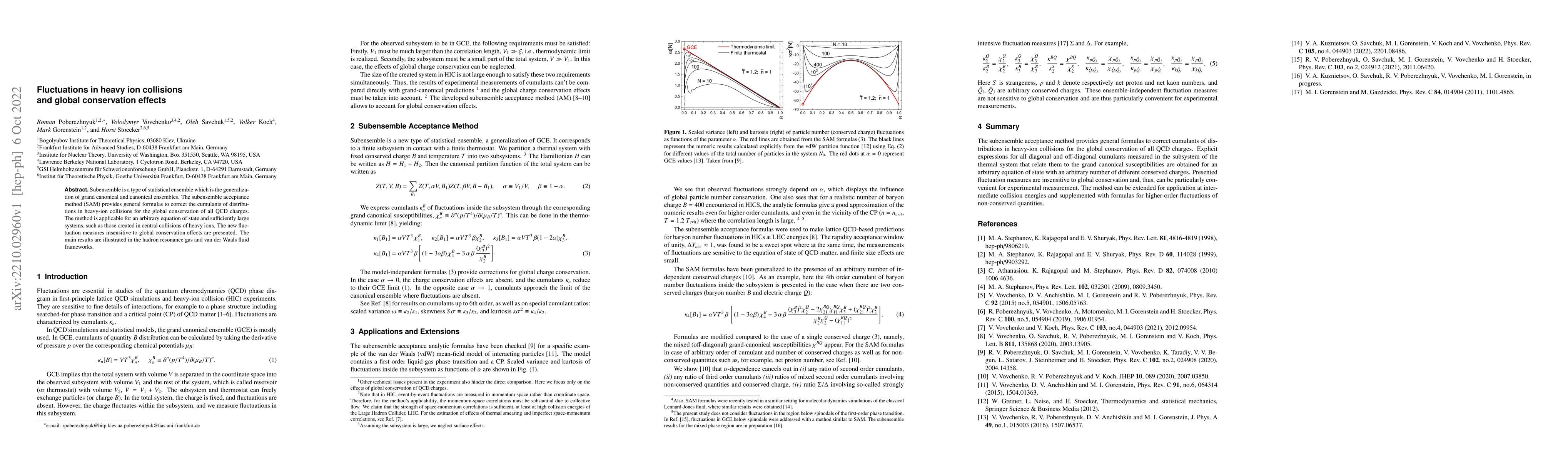 Thumbnail for Fluctuations in heavy ion collisions and global conservation effects
