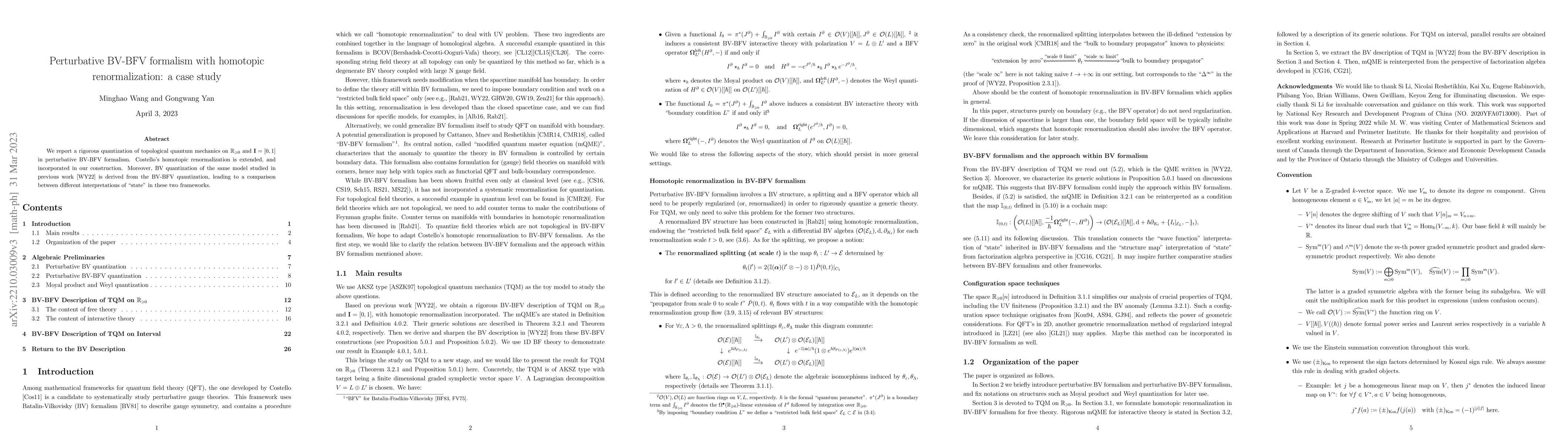 Thumbnail for Perturbative BV-BFV formalism with homotopic renormalization: a case
  study
