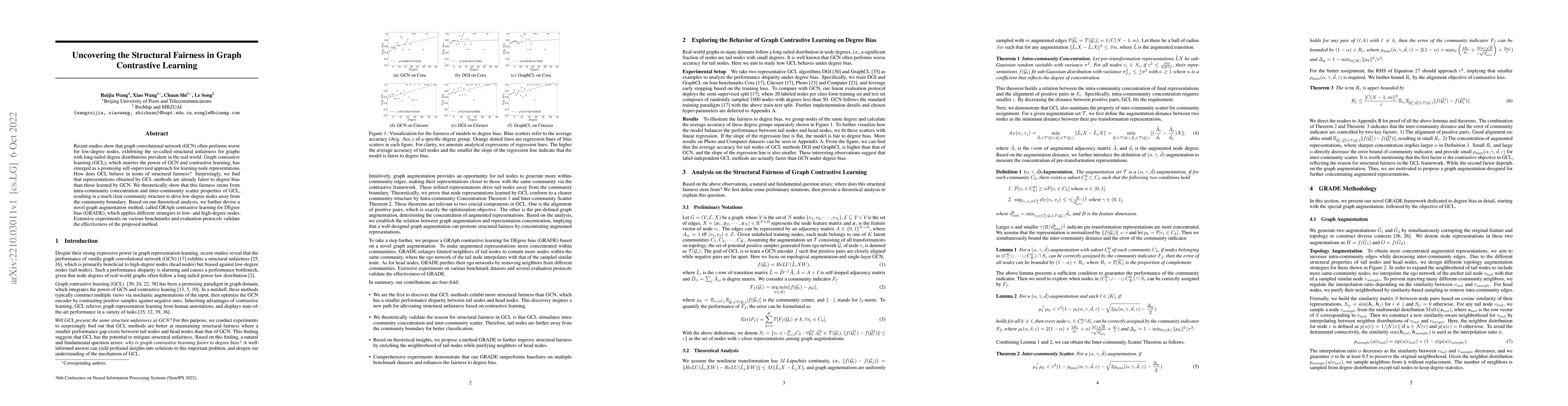 Thumbnail for Uncovering the Structural Fairness in Graph Contrastive Learning