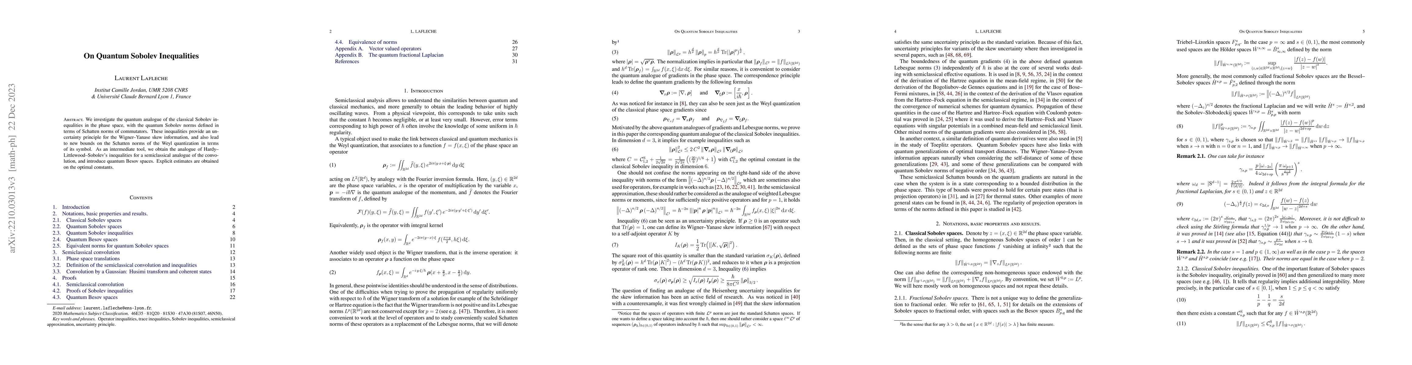 Thumbnail for On Quantum Sobolev Inequalities