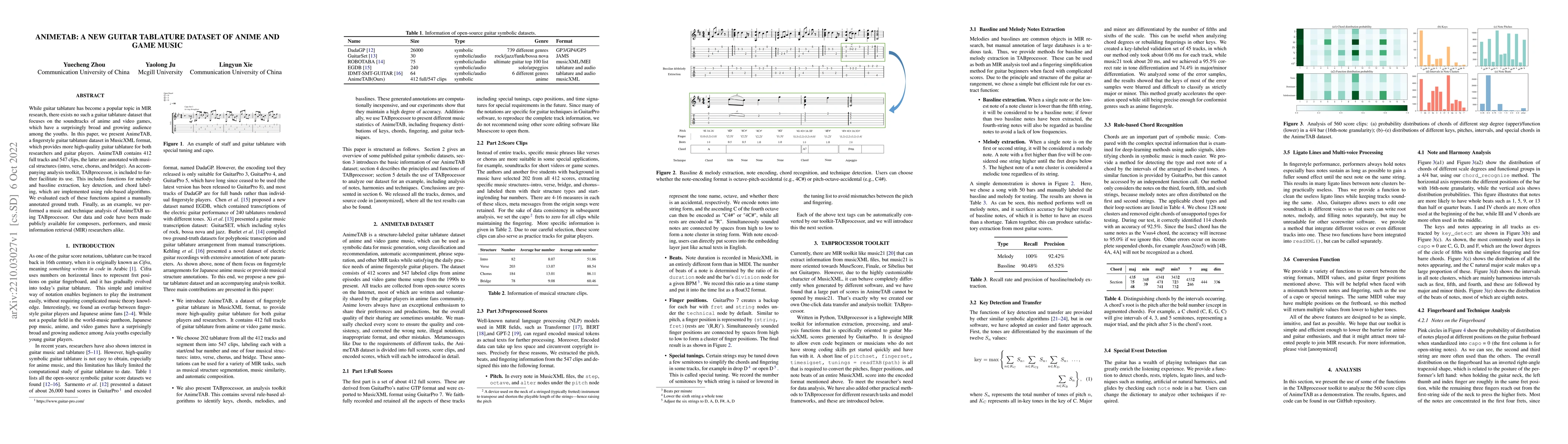 Thumbnail for AnimeTAB: A new guitar tablature dataset of anime and game music