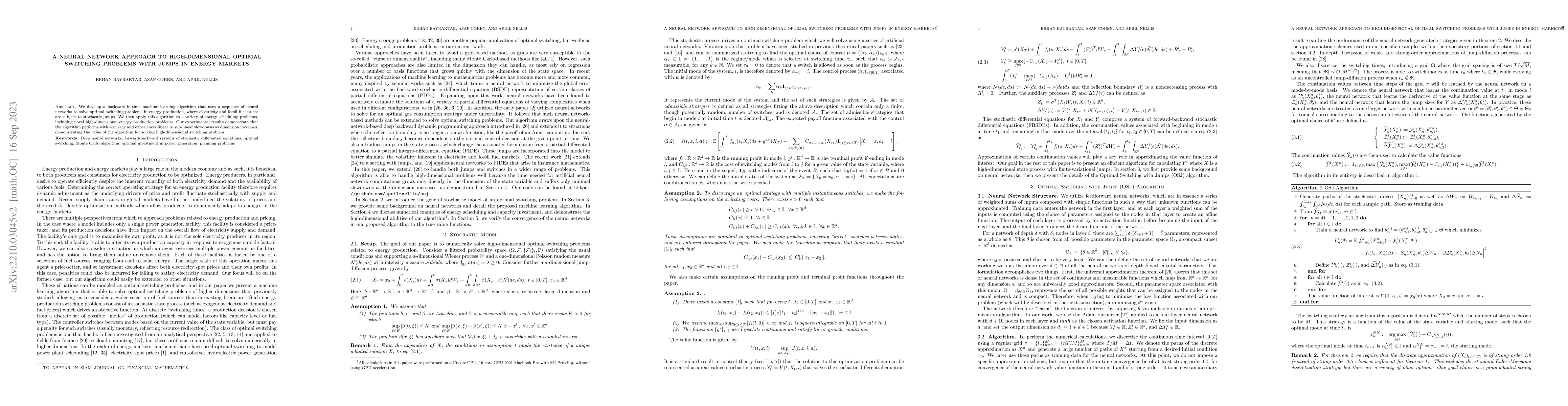 Thumbnail for A neural network approach to high-dimensional optimal switching problems
  with jumps in energy markets