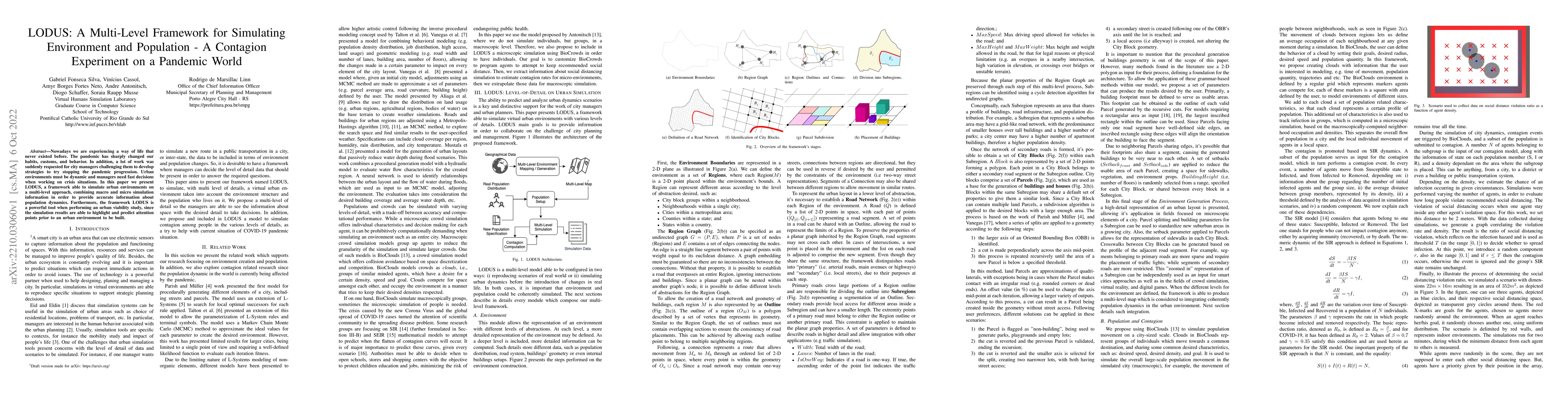 Thumbnail for LODUS: A Multi-Level Framework for Simulating Environment and Population
  -- A Contagion Experiment on a Pandemic World