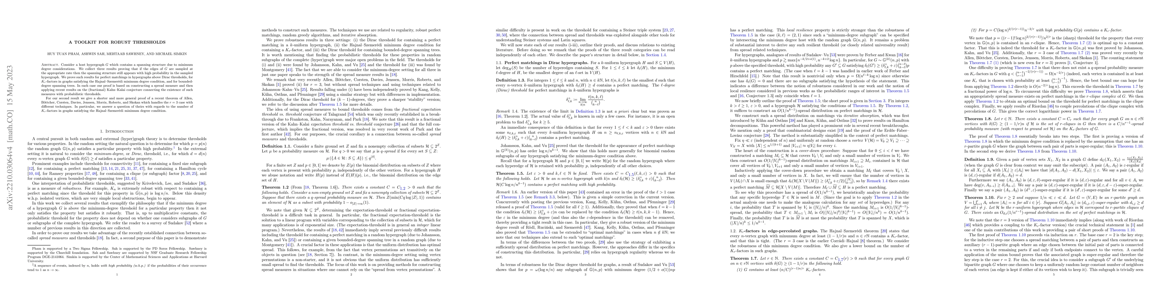 Thumbnail for A Toolkit for Robust Thresholds