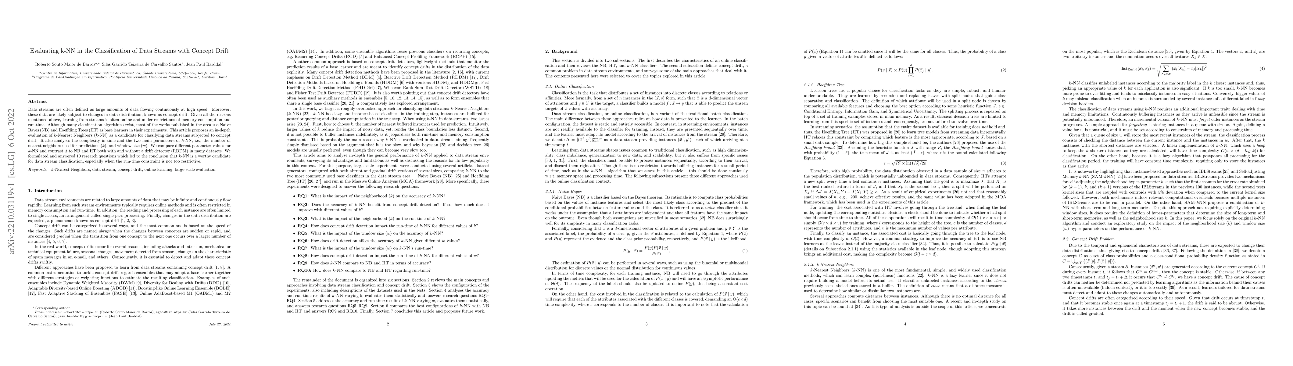 Thumbnail for Evaluating k-NN in the Classification of Data Streams with Concept Drift