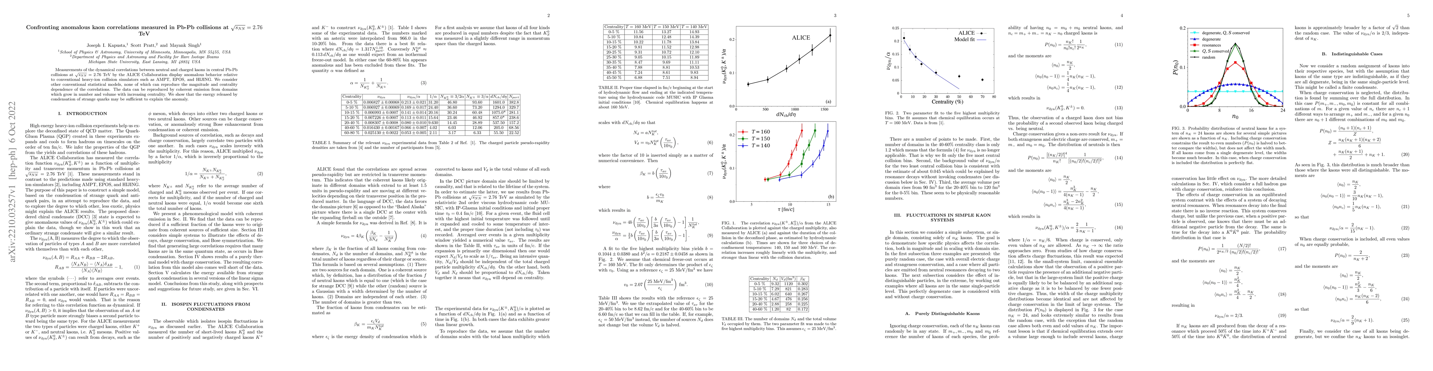 Thumbnail for Confronting anomalous kaon correlations measured in Pb-Pb collisions at
  $\sqrt{s_{NN}} = 2.76$ TeV