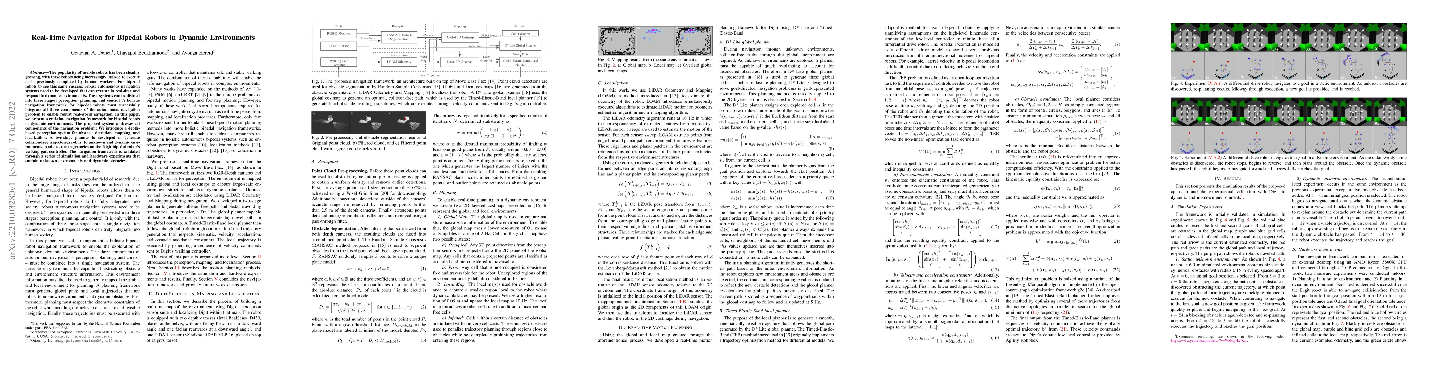 Thumbnail for Real-Time Navigation for Bipedal Robots in Dynamic Environments