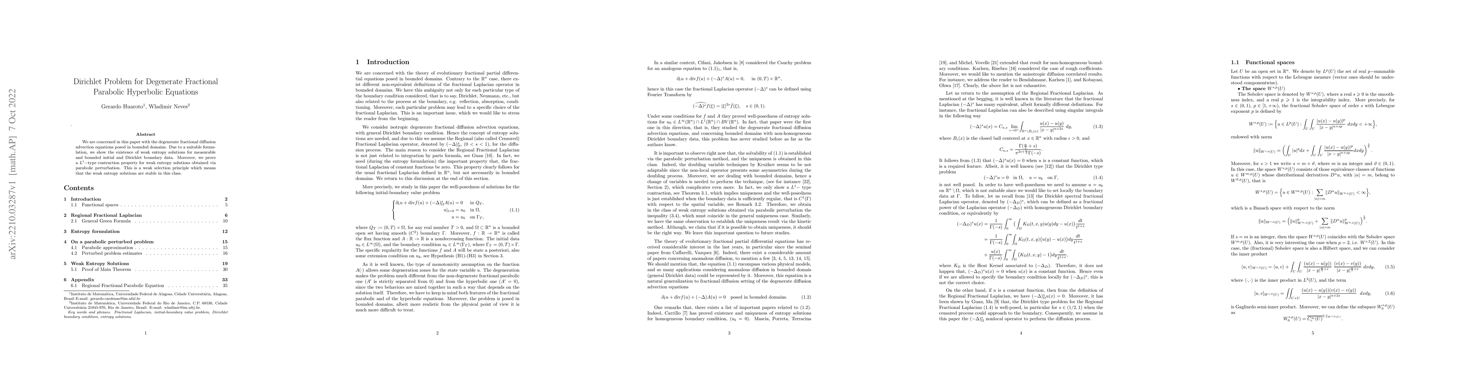 Thumbnail for Dirichlet Problem for Degenerate Fractional Parabolic Hyperbolic
  Equations