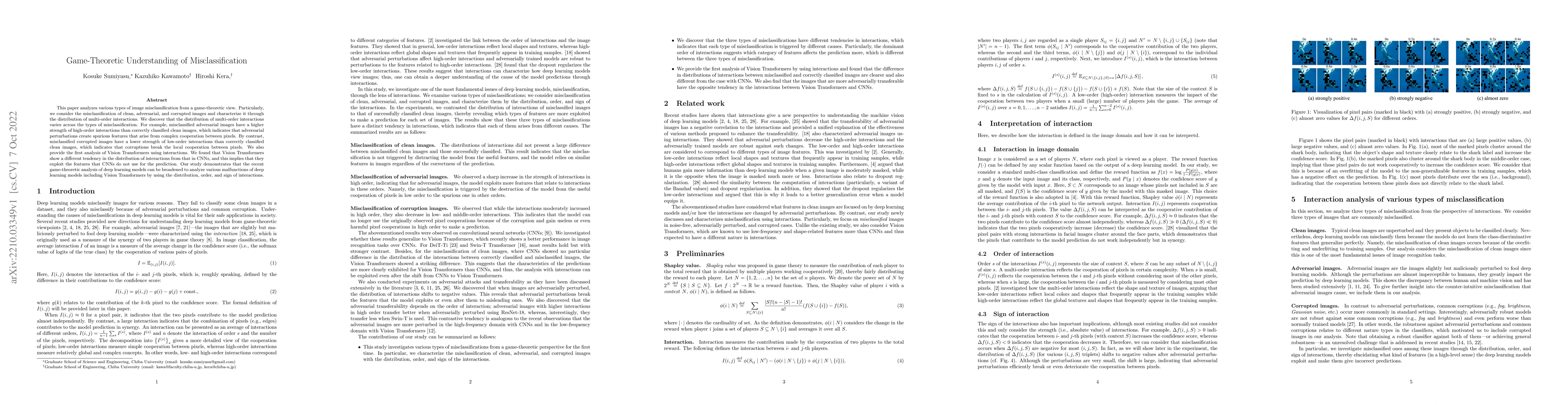 Thumbnail for Game-Theoretic Understanding of Misclassification