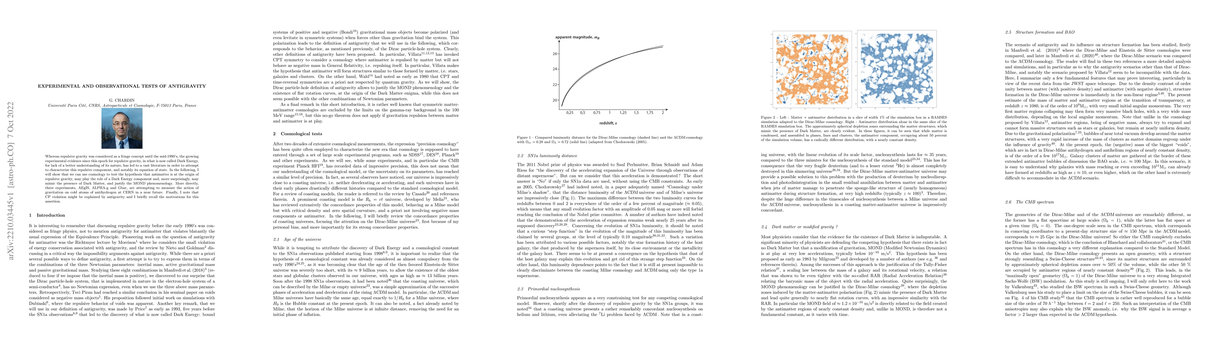 Thumbnail for Experimental and observational tests of antigravity