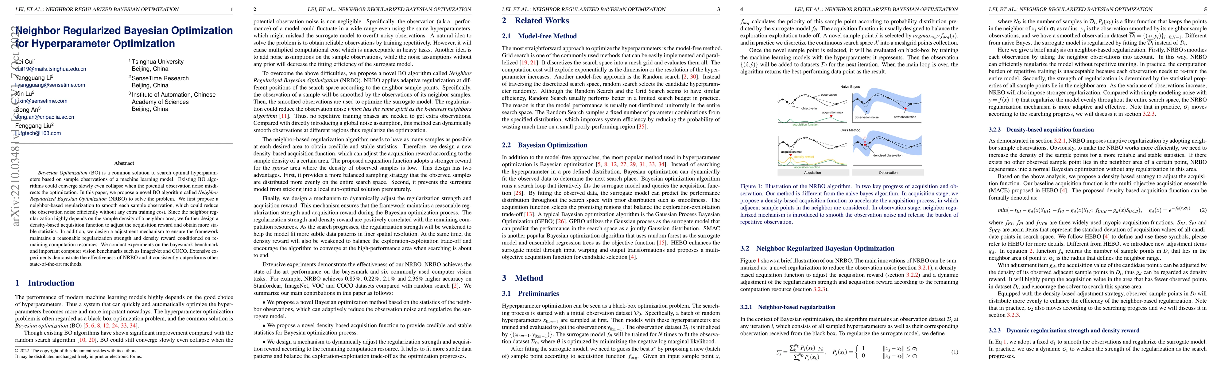 Thumbnail for Neighbor Regularized Bayesian Optimization for Hyperparameter
  Optimization