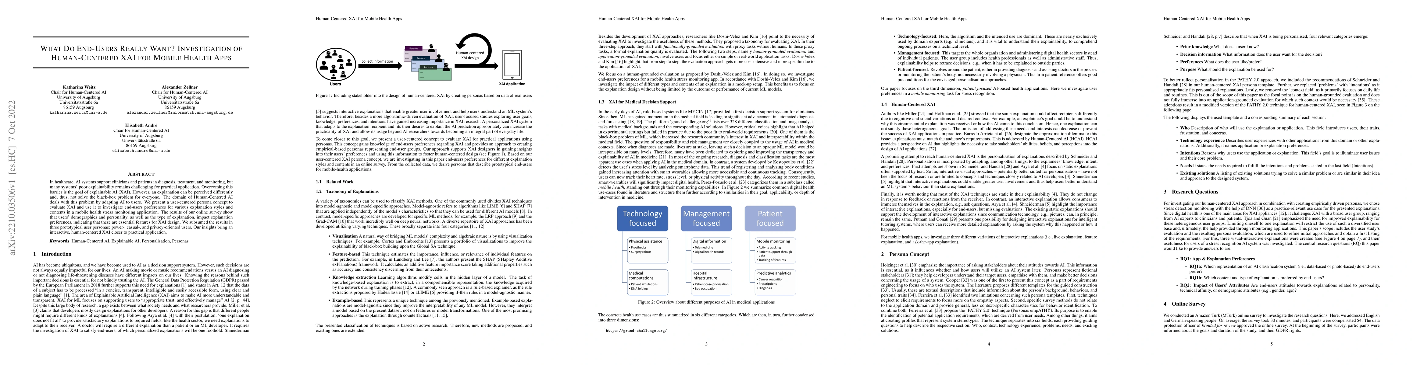 Thumbnail for What Do End-Users Really Want? Investigation of Human-Centered XAI for
  Mobile Health Apps