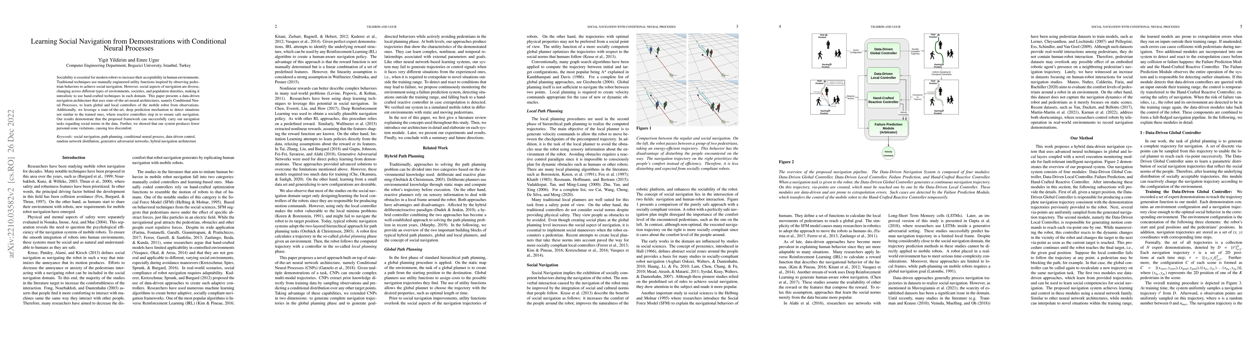 Thumbnail for Learning Social Navigation from Demonstrations with Conditional Neural
  Processes