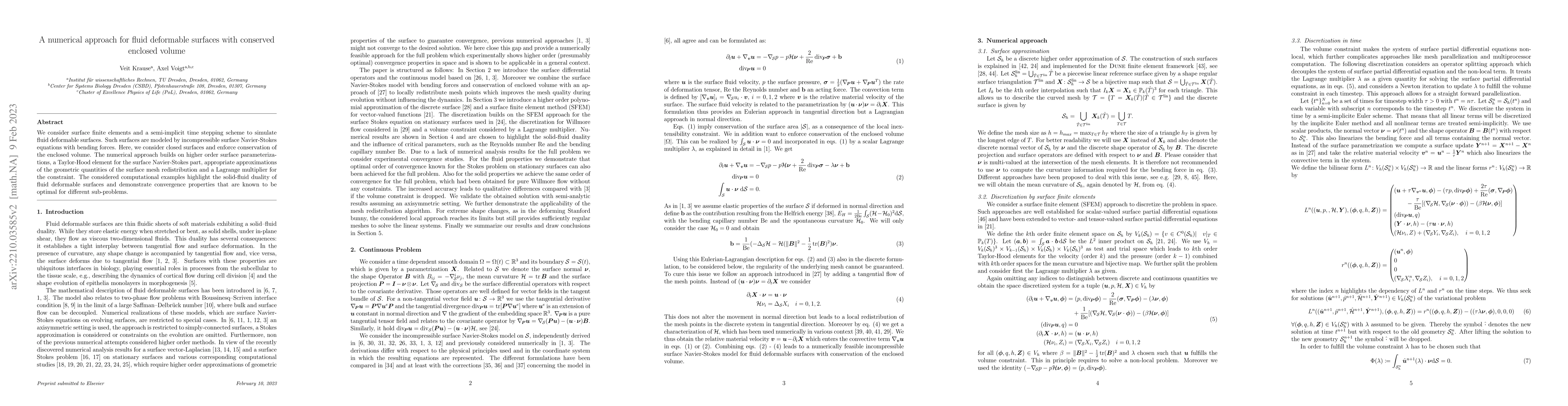 Thumbnail for A numerical approach for fluid deformable surfaces with conserved
  enclosed volume