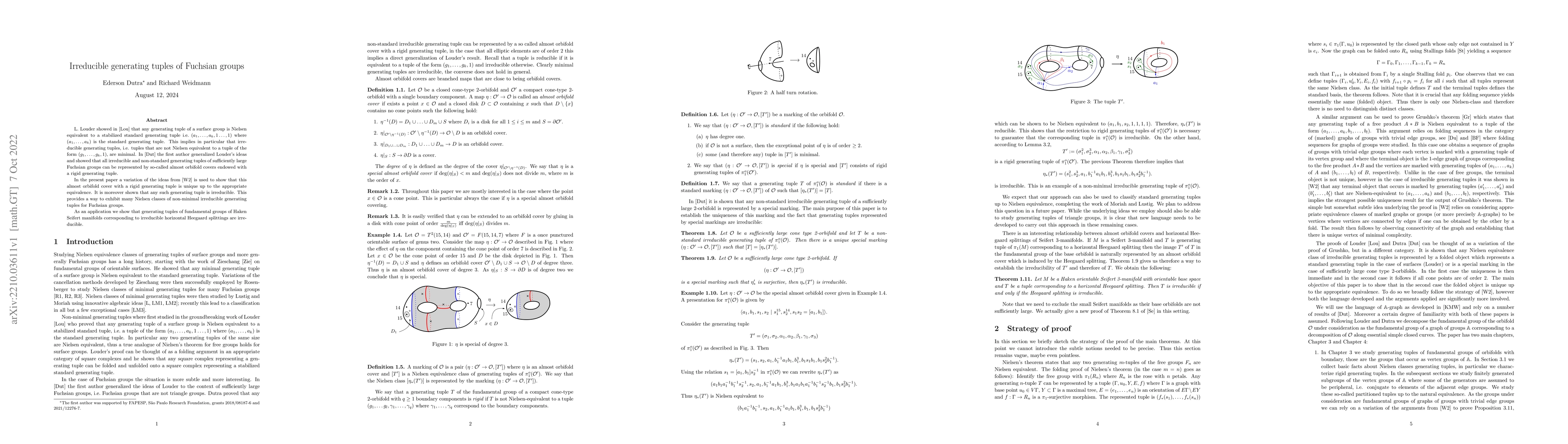 Thumbnail for Irreducible generating tuples of Fuchsian groups