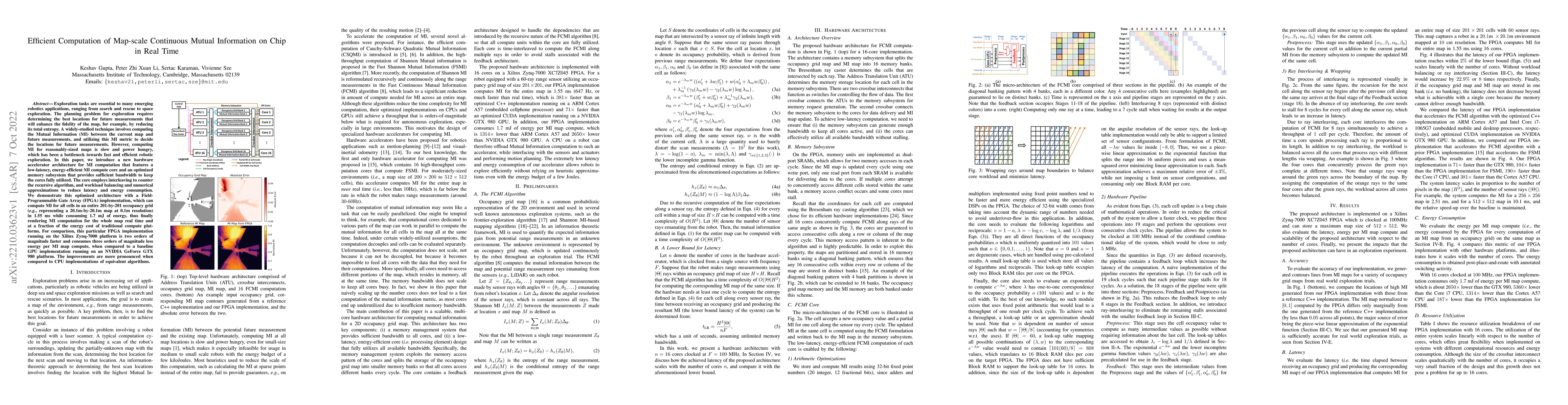 Thumbnail for Efficient Computation of Map-scale Continuous Mutual Information on Chip
  in Real Time