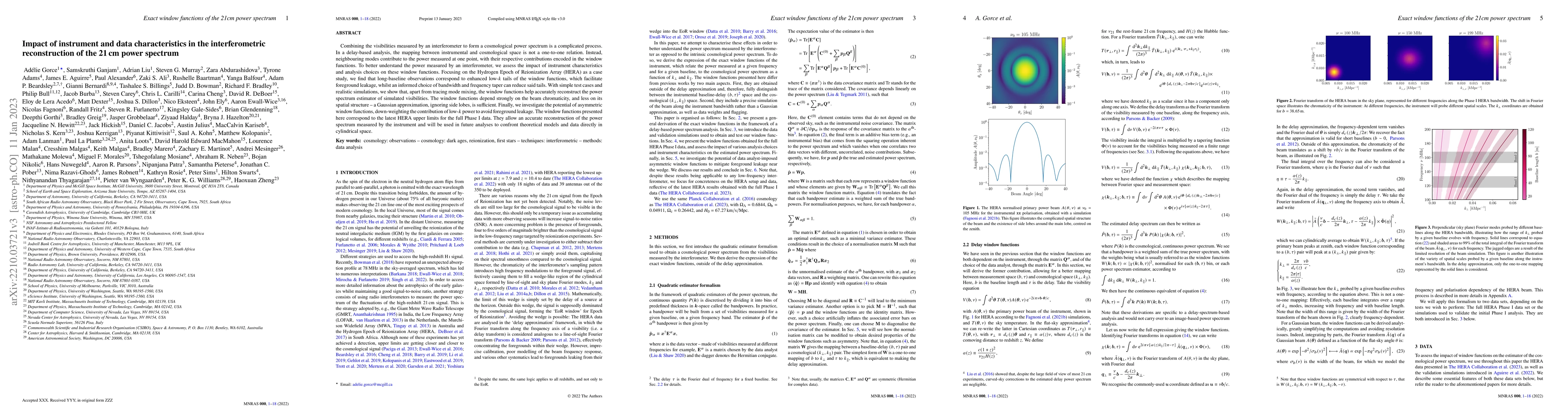 Thumbnail for Impact of instrument and data characteristics in the interferometric
  reconstruction of the 21 cm power spectrum
