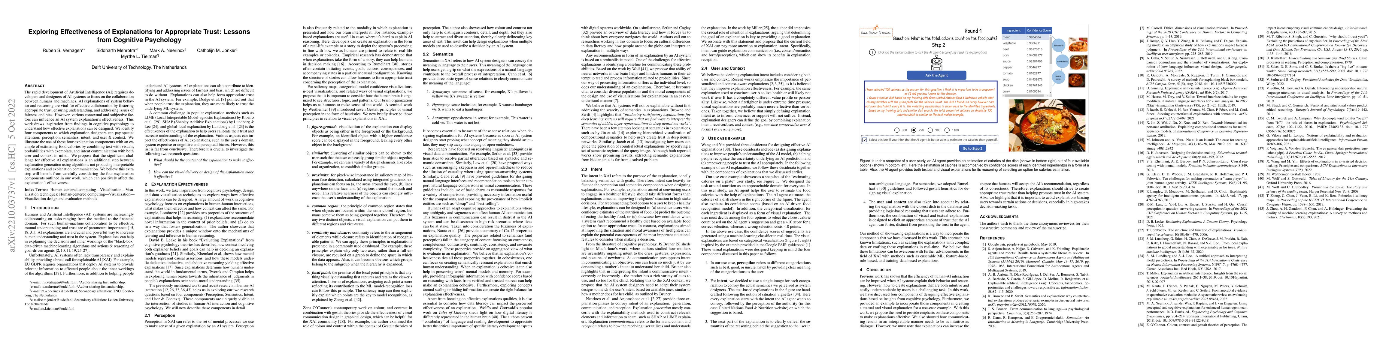 Thumbnail for Exploring Effectiveness of Explanations for Appropriate Trust: Lessons
  from Cognitive Psychology